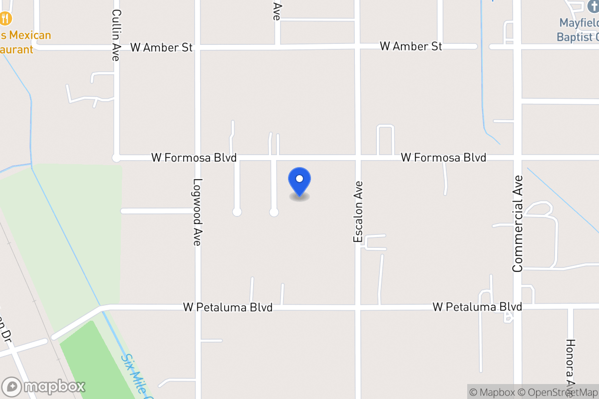 Map of 1030 W Formosa Blvd