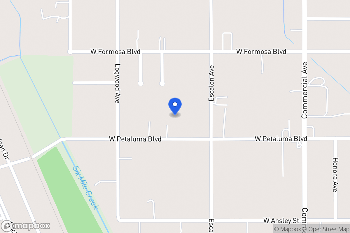 Map of 631 W Petaluma Blvd