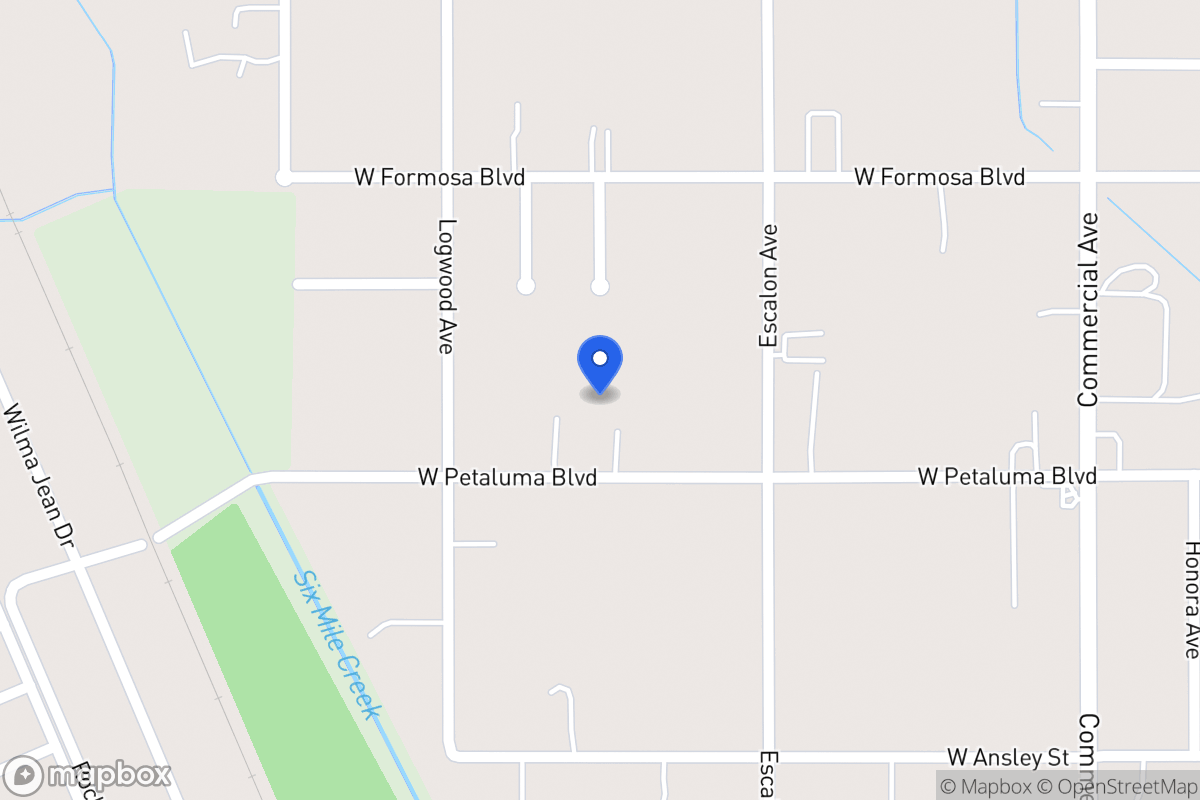 Map of 643 W Petaluma Blvd