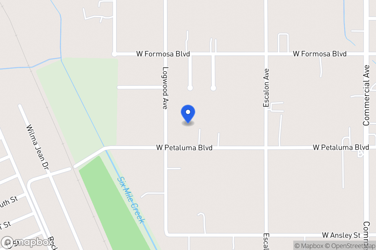 Map of 667 W Petaluma Blvd