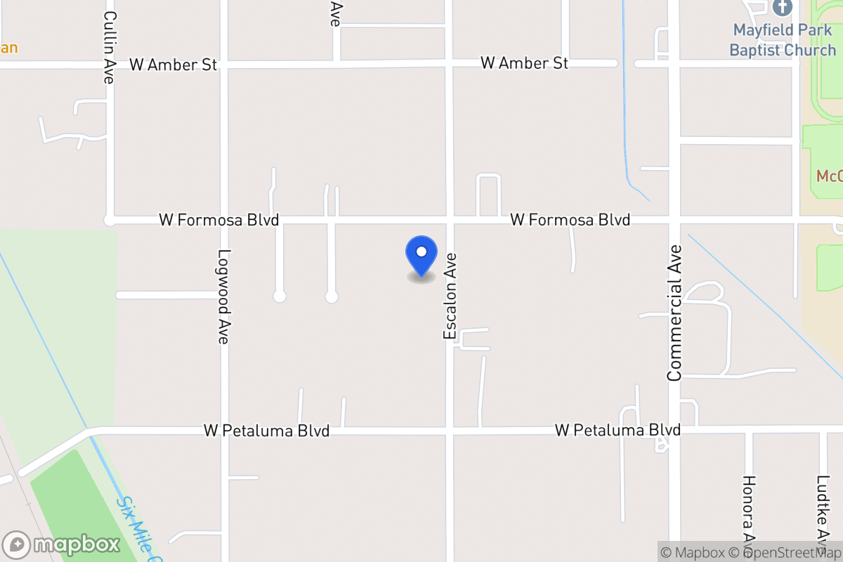 Map of 1419  Escalon Ave
