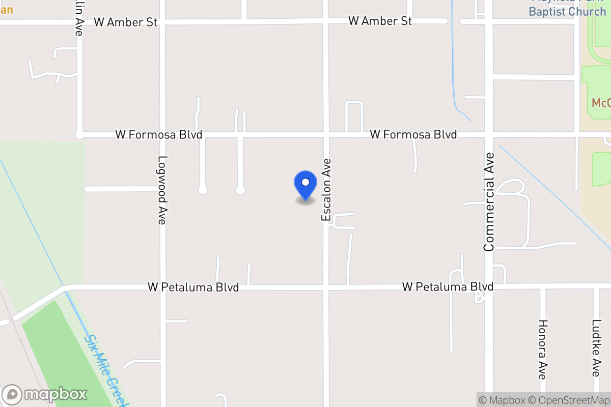 Map of 1431  Escalon Ave