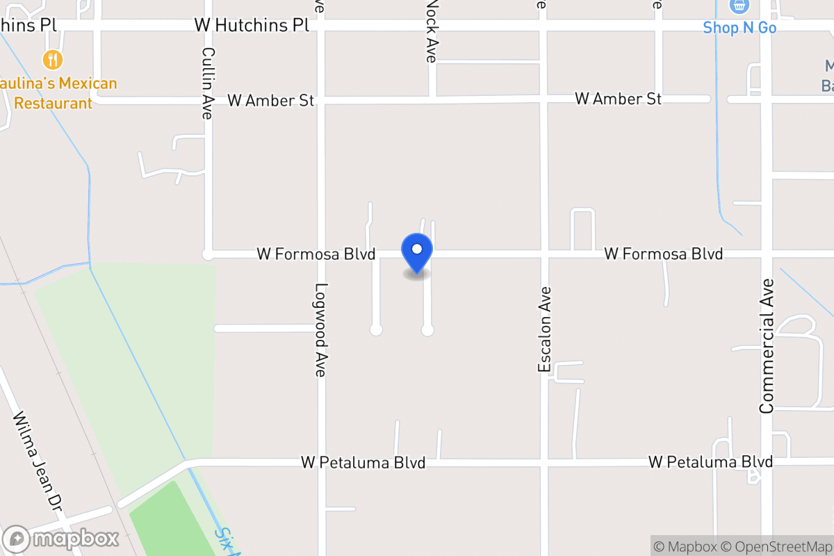 Map of 1106 W Formosa Blvd