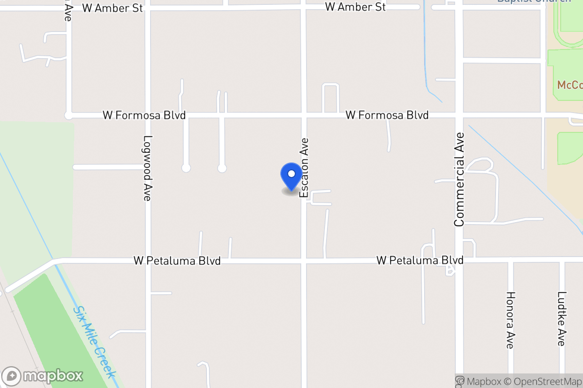Map of 1501  Escalon Ave