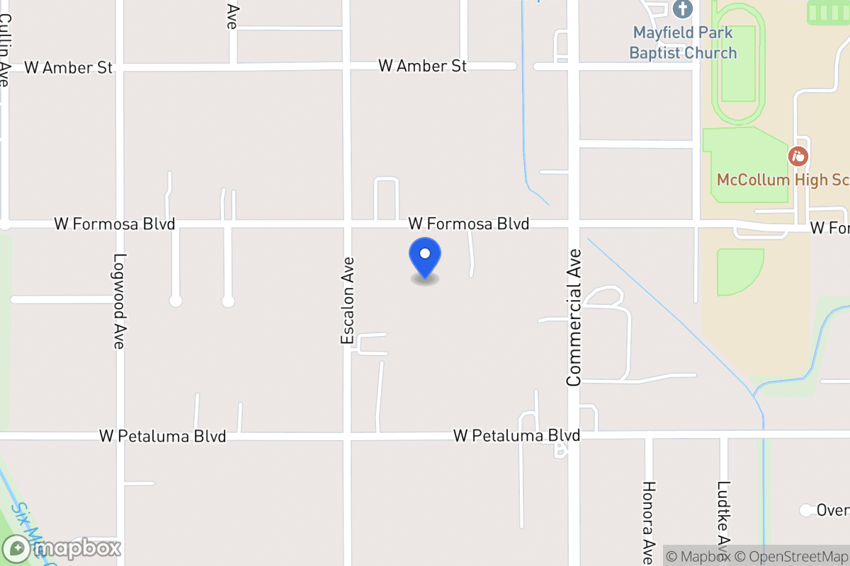 Map of 914 W Formosa Blvd