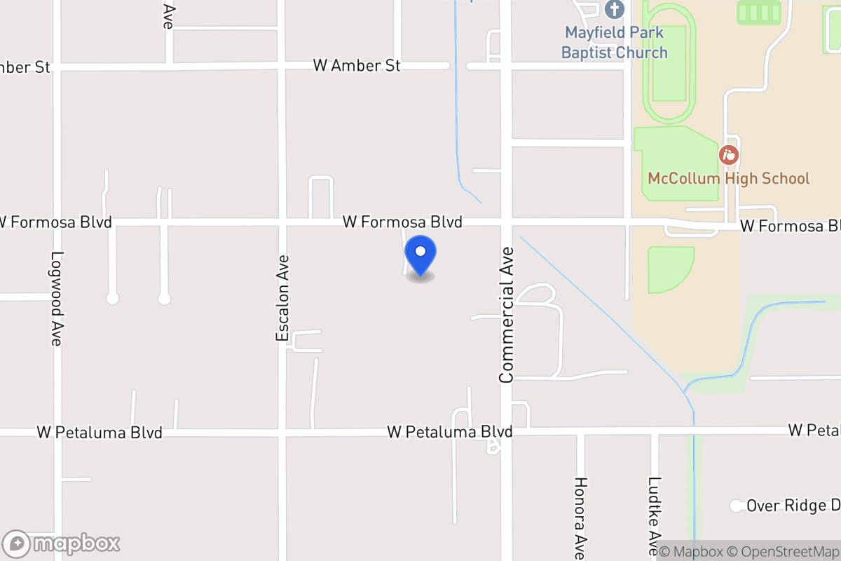 Map of 830 W Formosa Blvd
