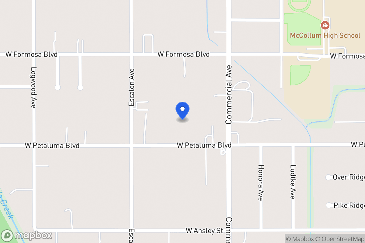 Map of 539 W Petaluma Blvd