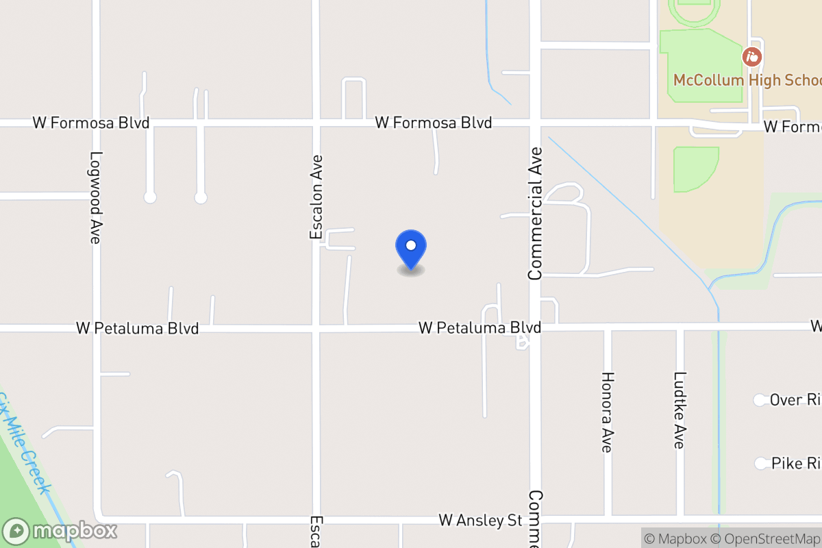 Map of 547 W Petaluma Blvd