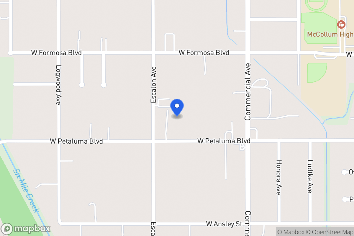 Map of 567 W Petaluma Blvd