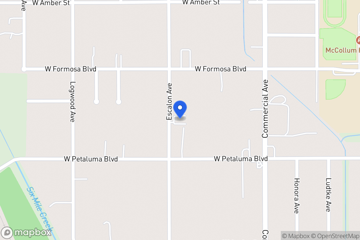 Map of 1500  Escalon Ave