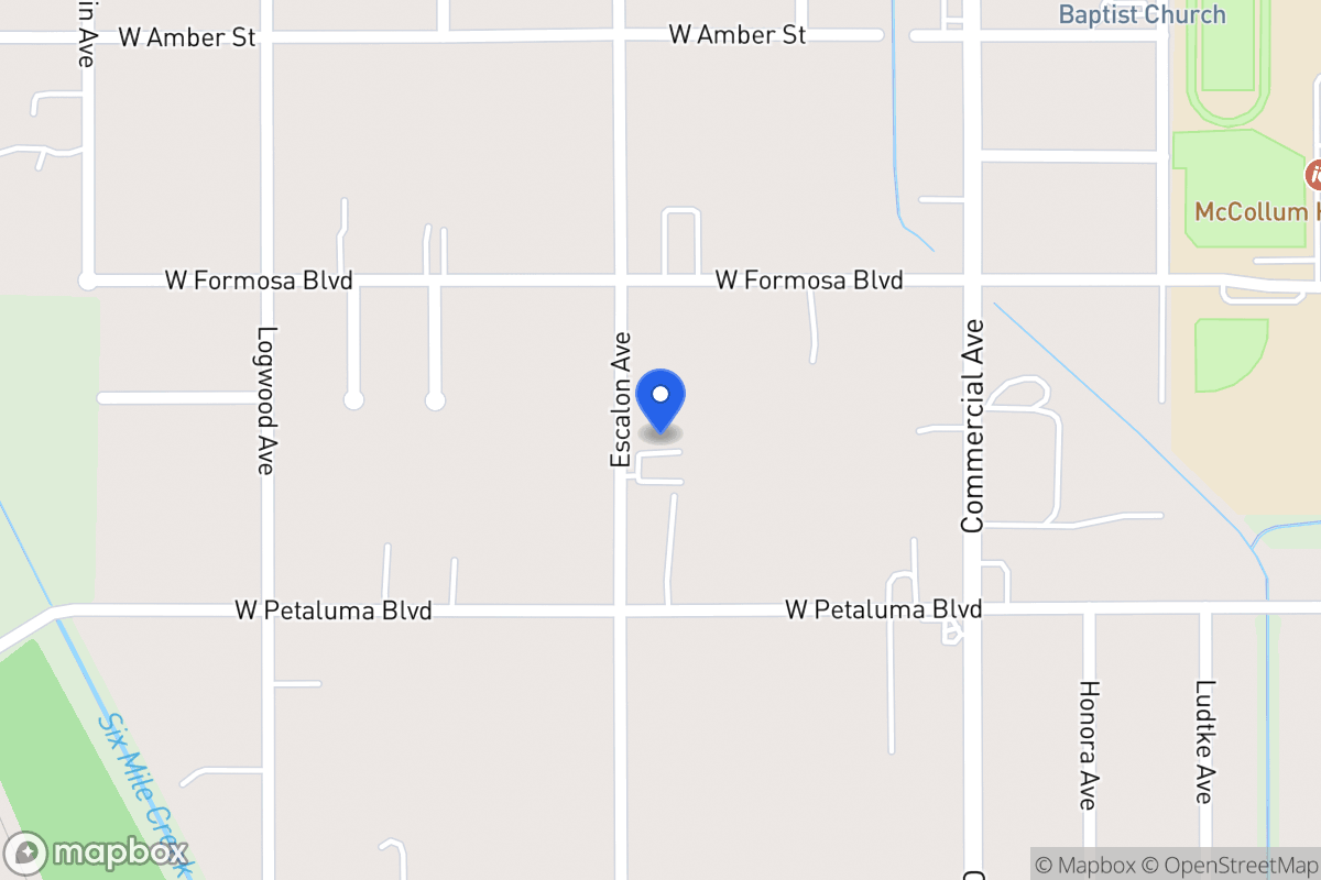 Map of 1434  Escalon Ave