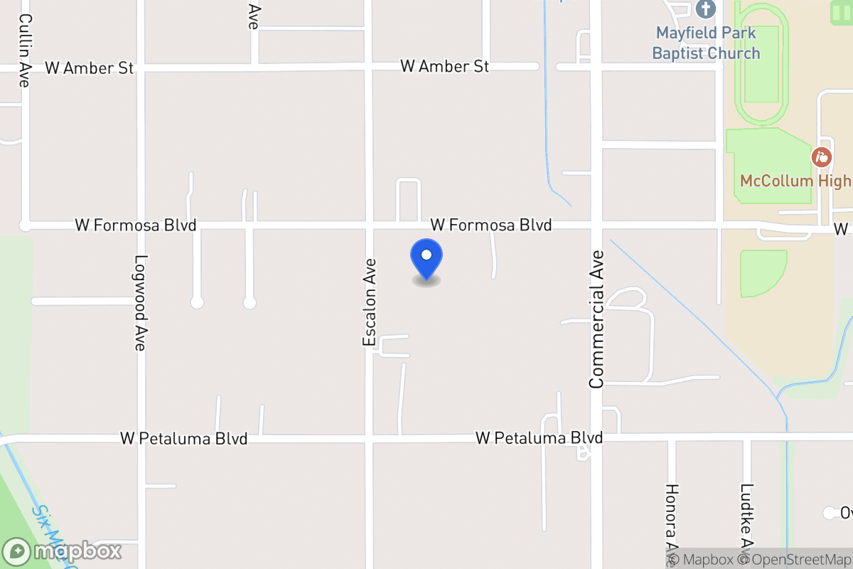Map of 918 W Formosa Blvd