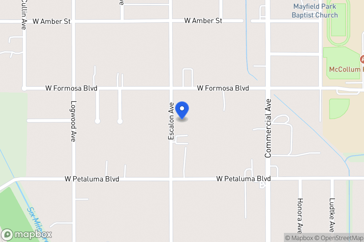 Map of 1424  Escalon Ave