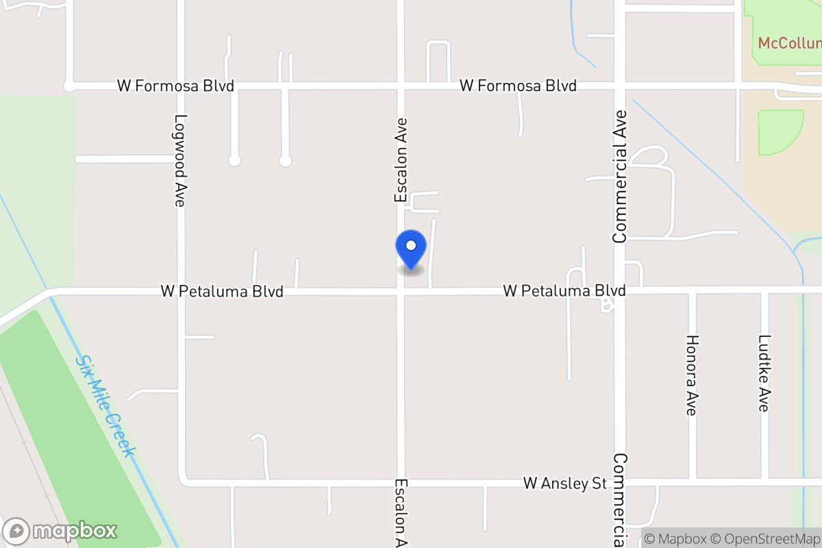Map of 571 W Petaluma Blvd