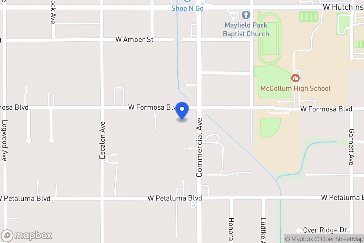 Map of 810 W Formosa Blvd