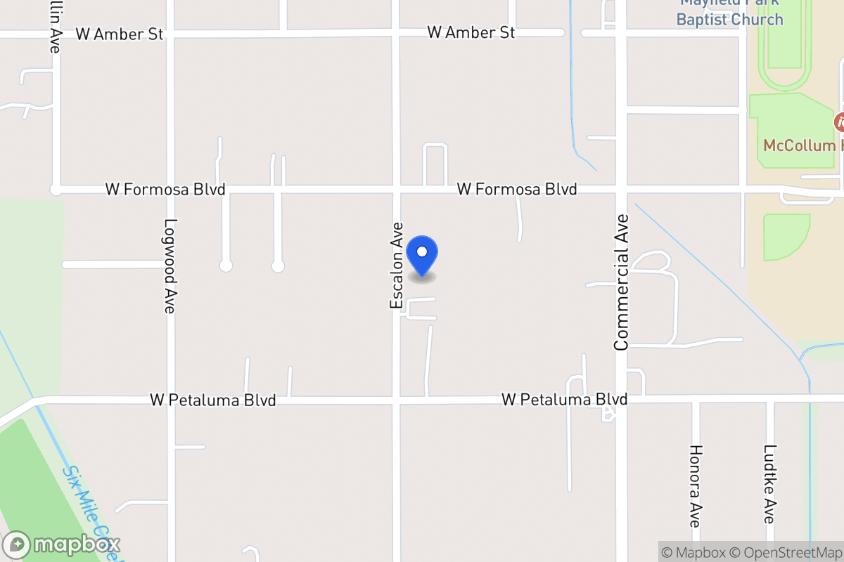 Map of 1430  Escalon Ave