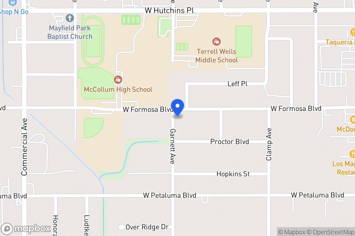 Map of 438 W Formosa Blvd