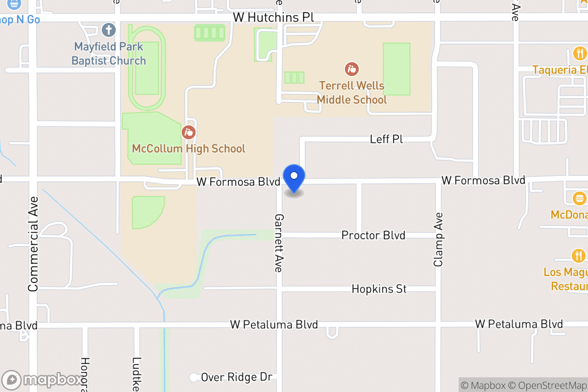 Map of 434 W Formosa Blvd