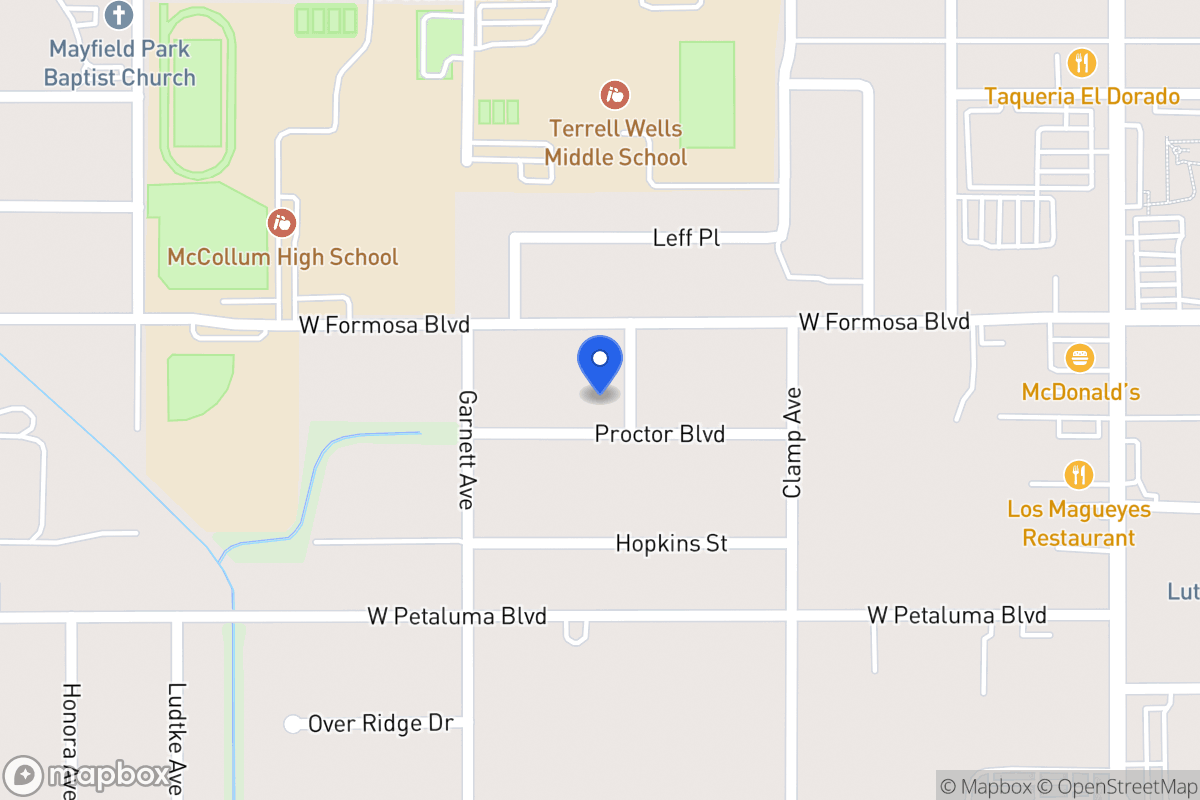 Map of 207  Proctor Blvd