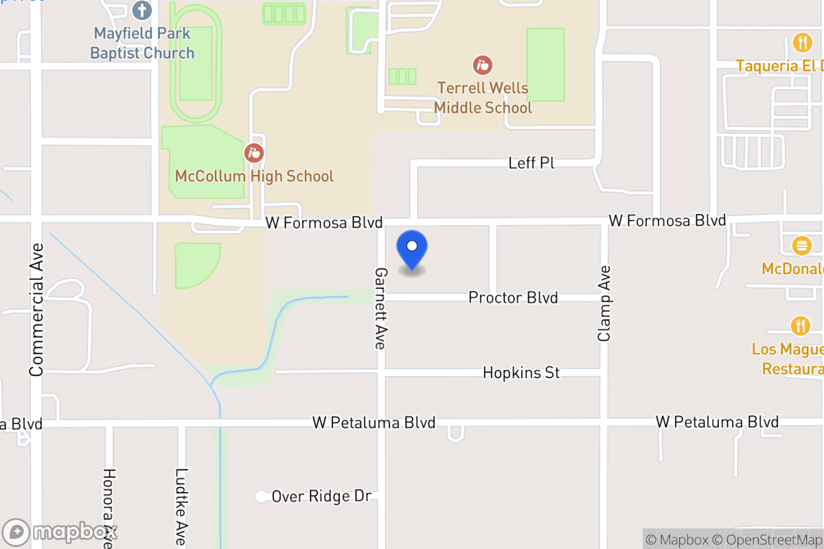 Map of 231  Proctor Blvd