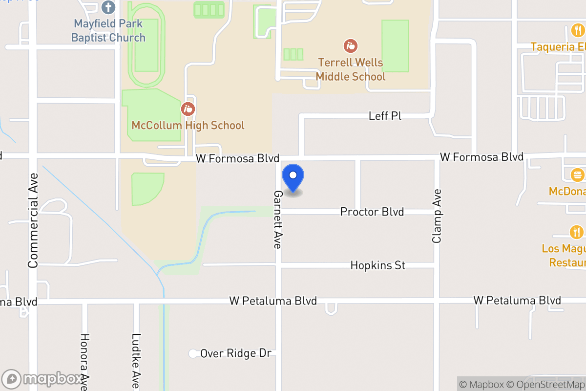 Map of 235  Proctor Blvd
