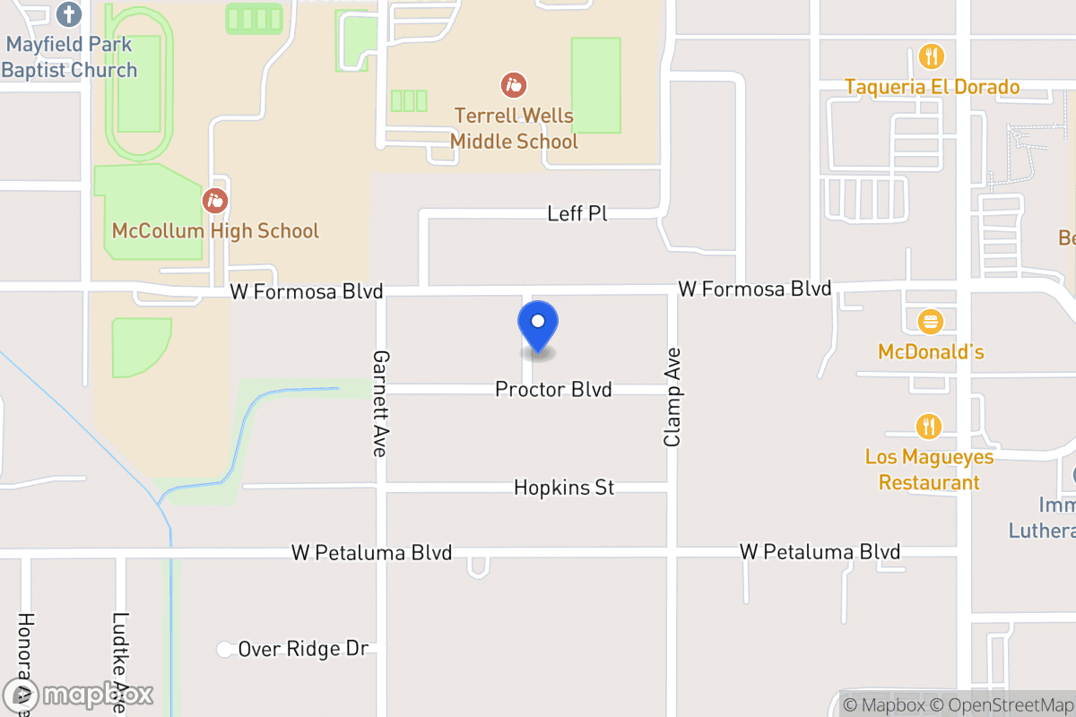 Map of 139  Proctor Blvd