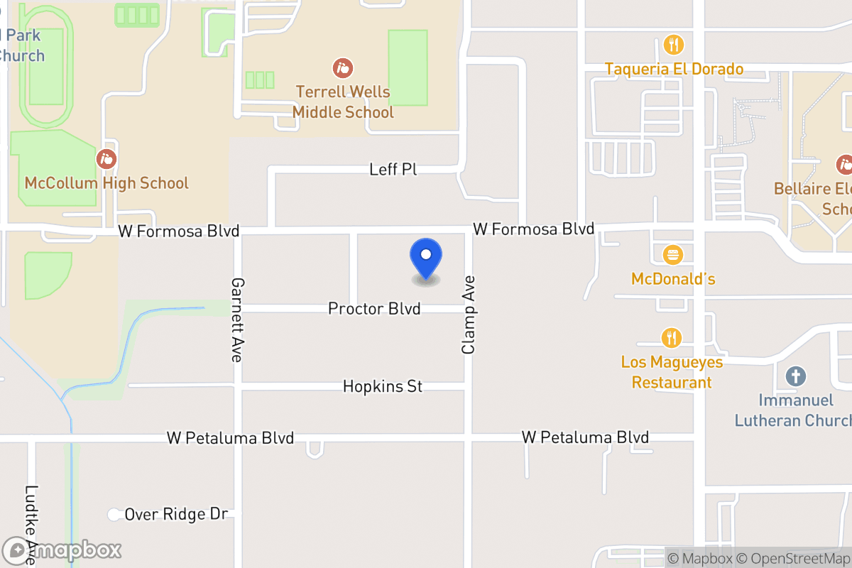 Map of 115  Proctor Blvd