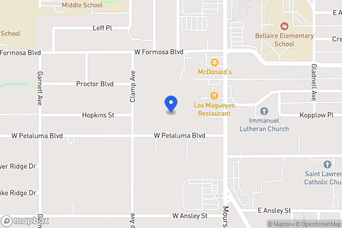 Map of 147 W Petaluma Blvd