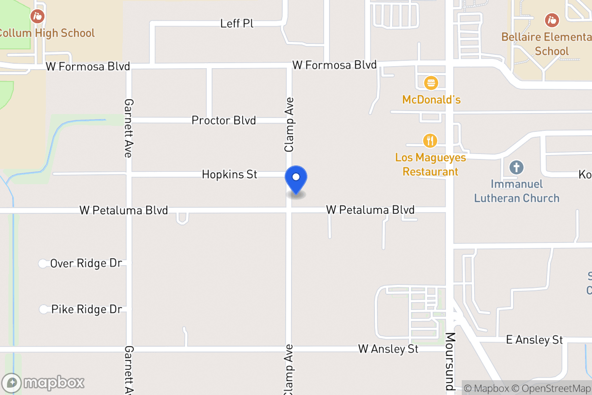 Map of 175 W Petaluma Blvd