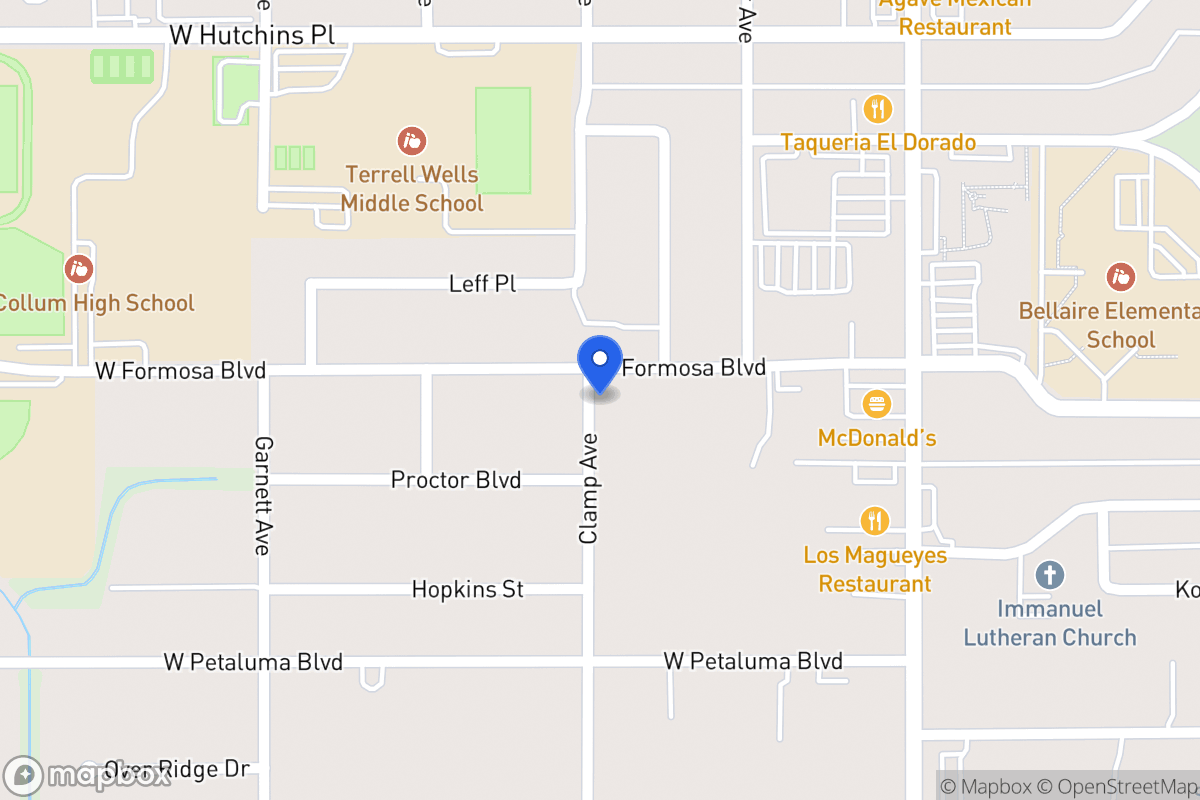 Map of 238 W Formosa Blvd