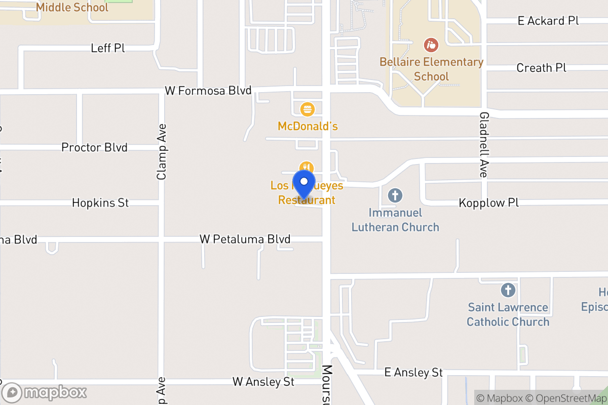 Map of 3759  Pleasanton Rd