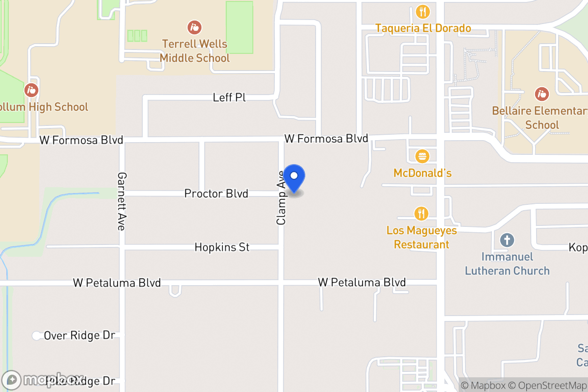 Map of 1834  Clamp Ave