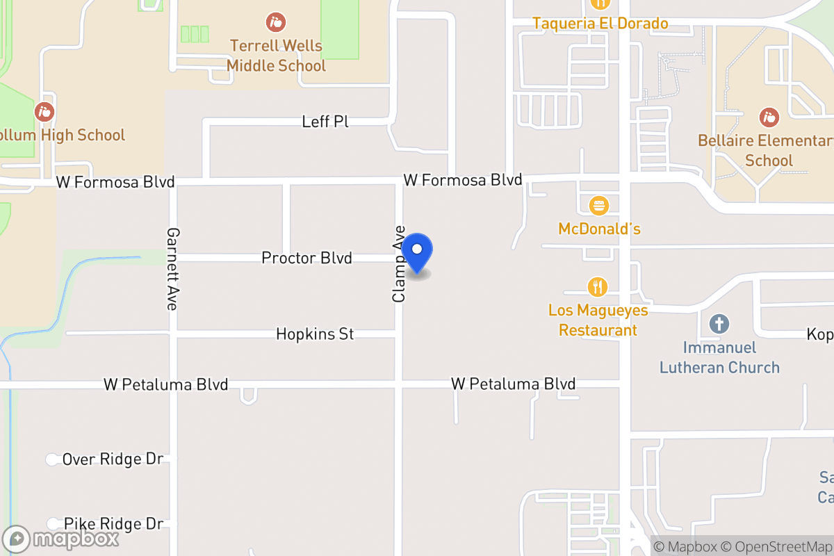 Map of 1838  Clamp Ave