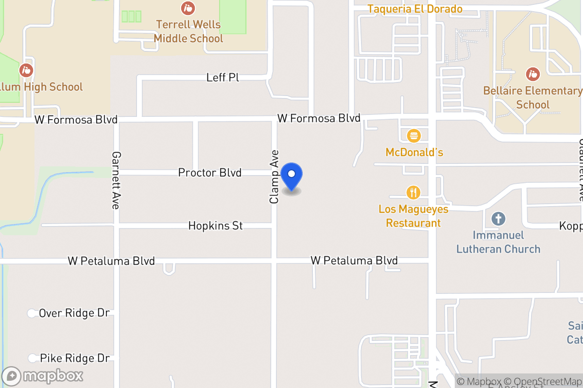 Map of 1842  Clamp Ave