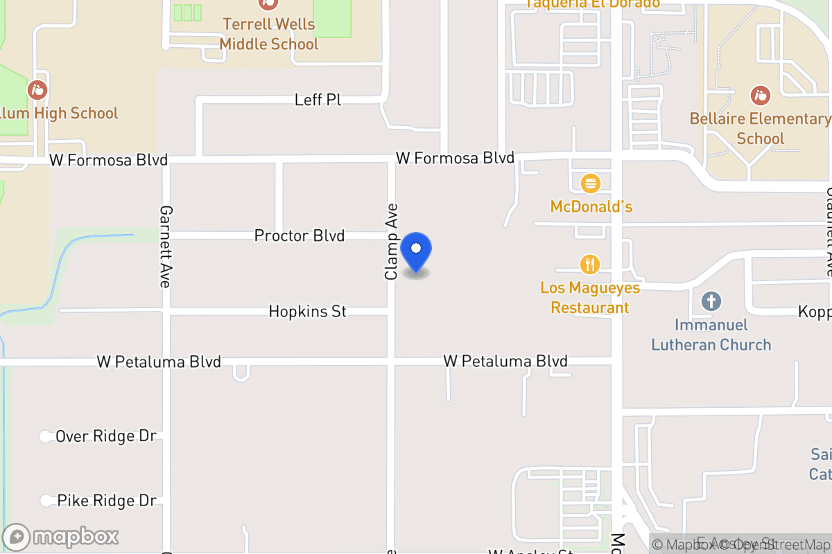 Map of 1846  Clamp Ave
