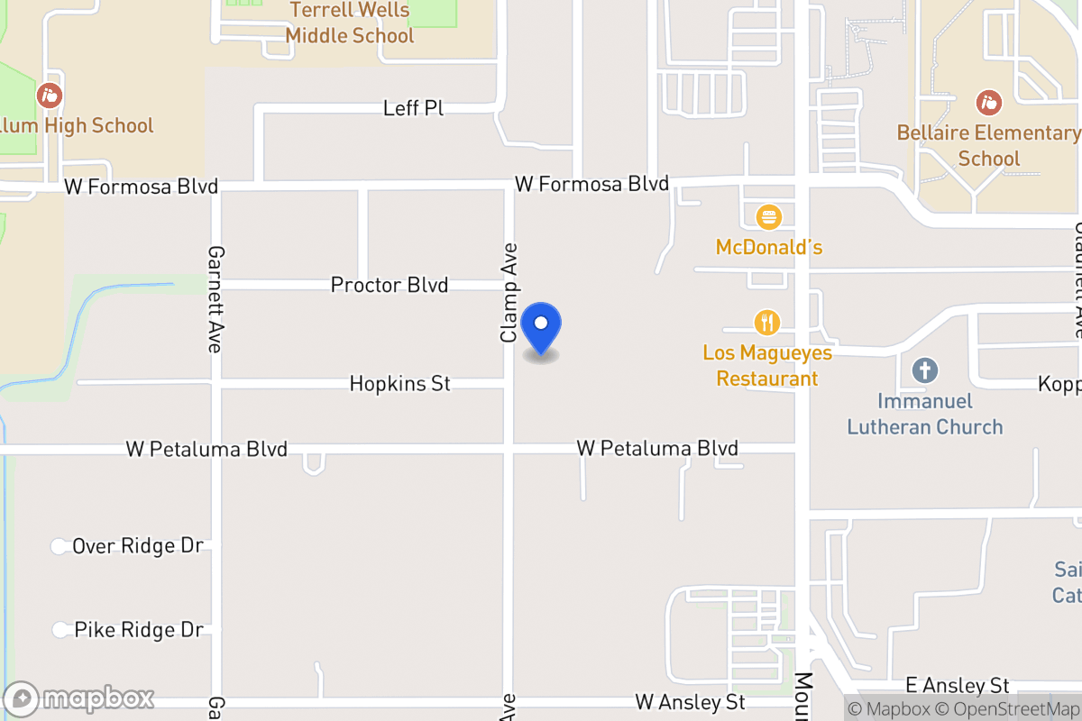 Map of 1850  Clamp Ave