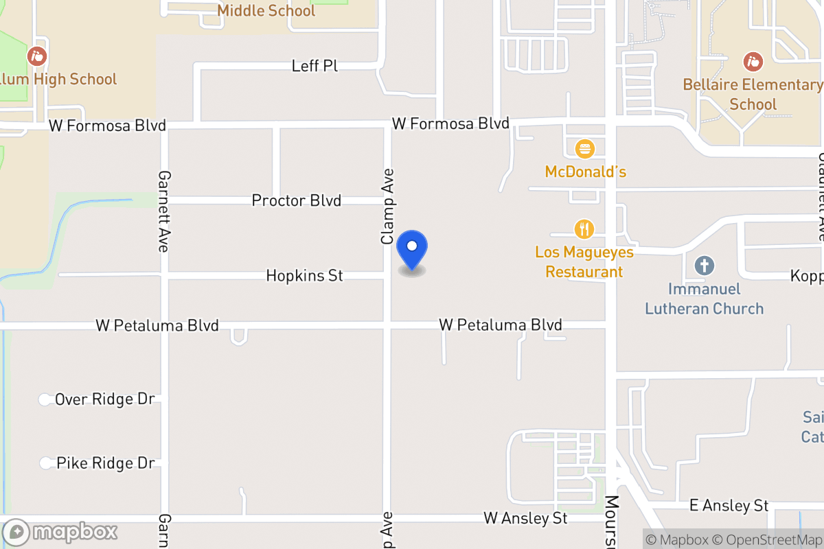 Map of 1858  Clamp Ave