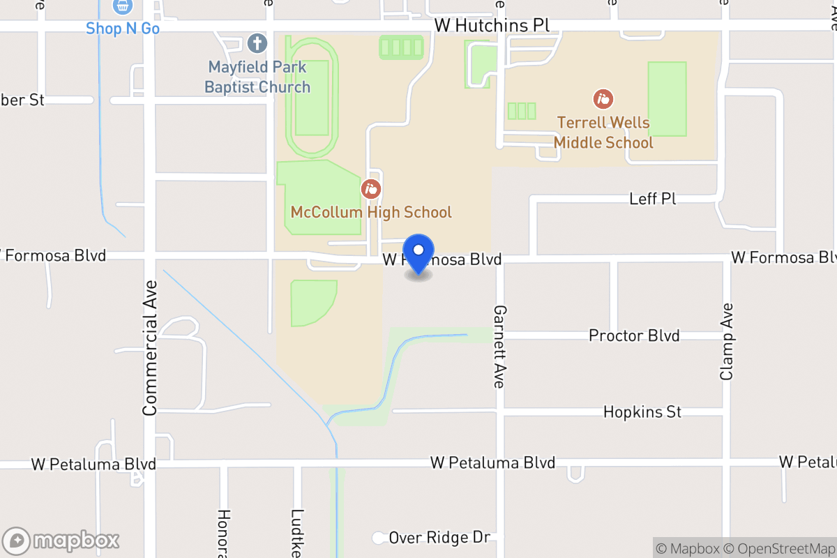 Map of 530 W Formosa Blvd