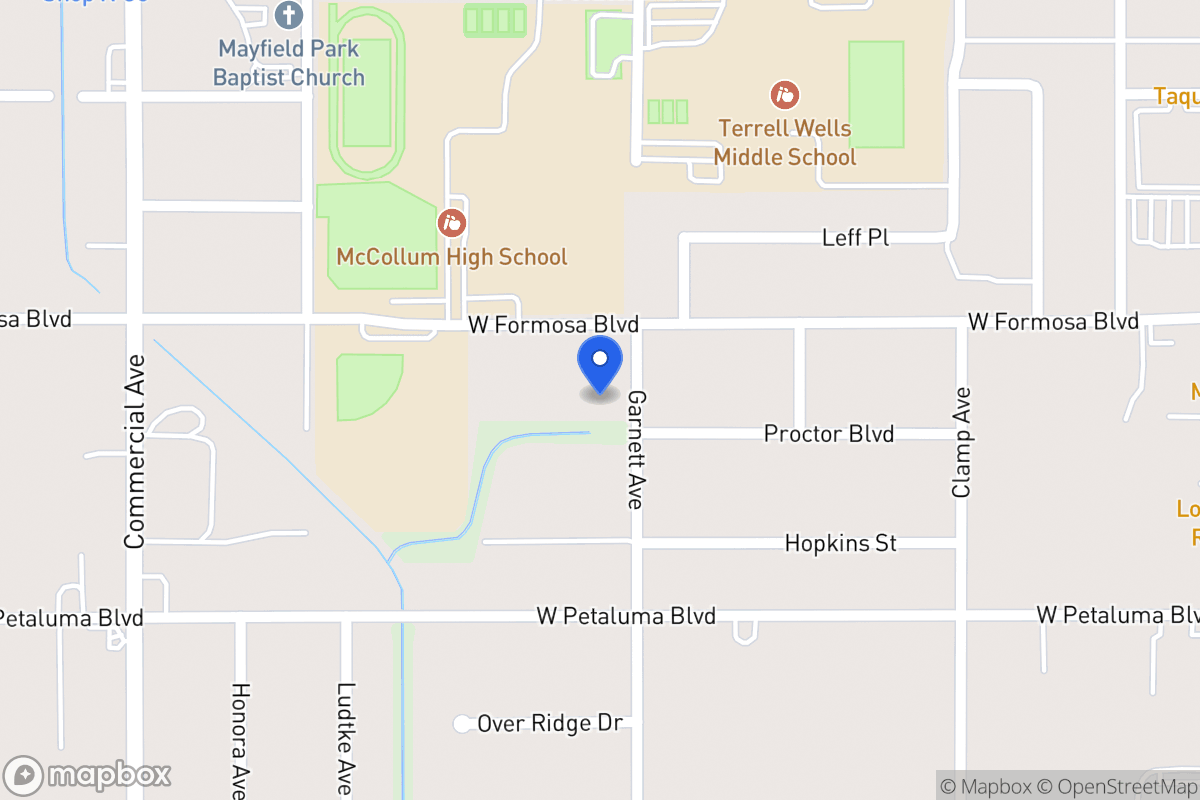 Map of 307  Proctor Blvd