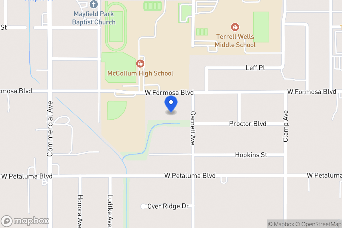 Map of 319  Proctor Blvd