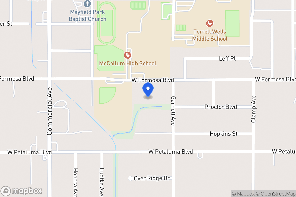 Map of 327  Proctor Blvd