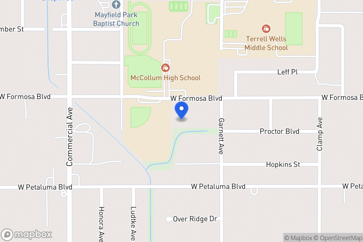 Map of 335  Proctor Blvd