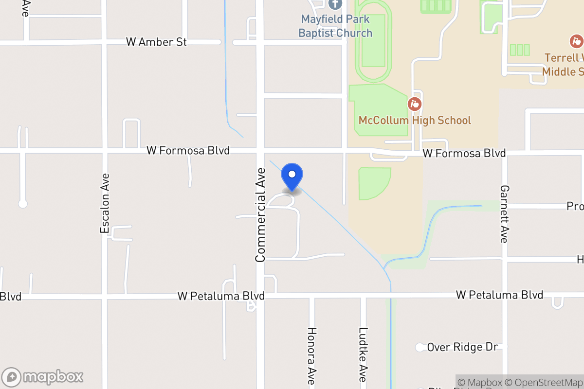 Map of 523  Proctor Blvd