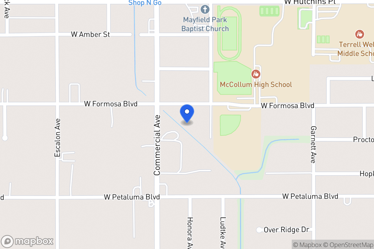 Map of Proctor Blvd