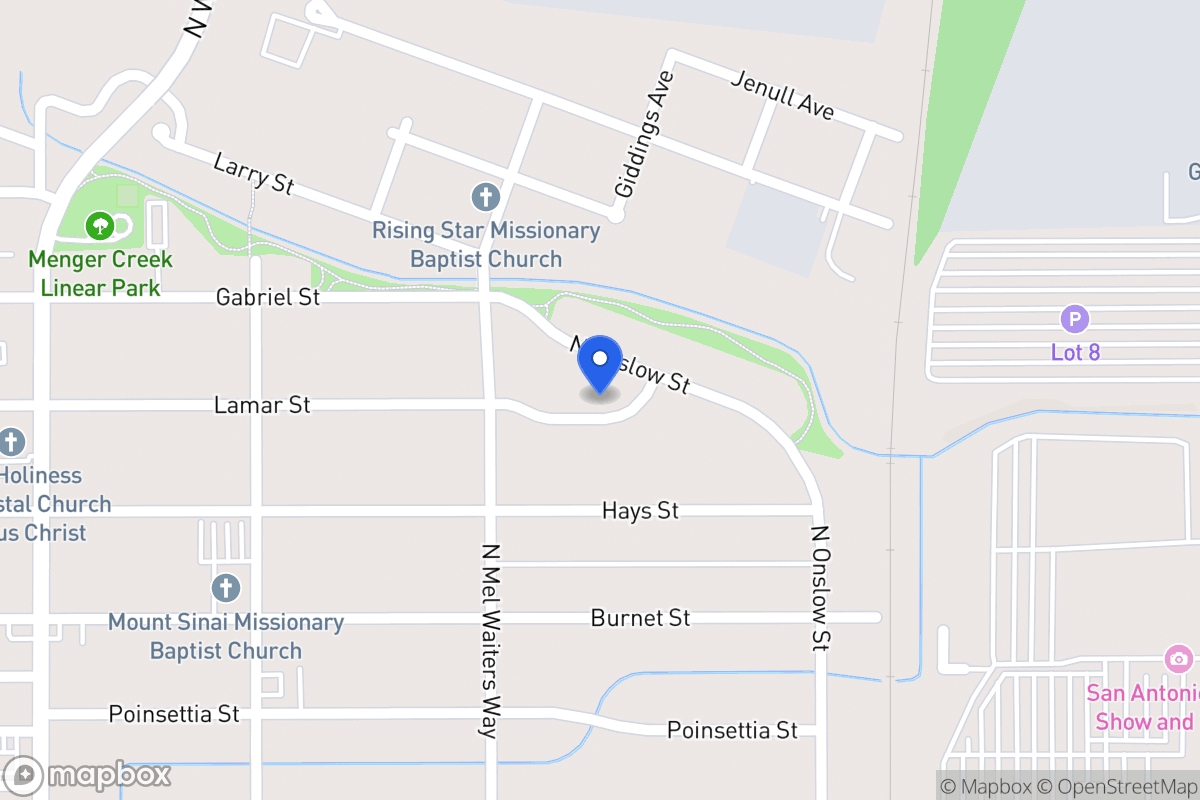 Map of 2127  Lamar