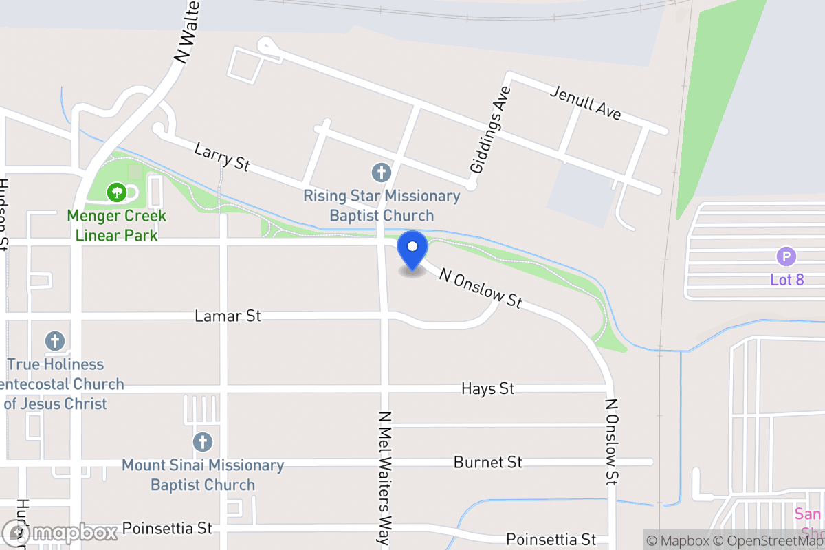 Map of 1431  Onslow Dr