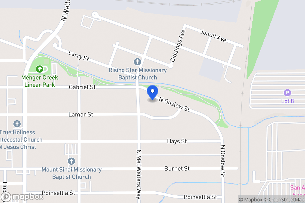 Map of 1427  Onslow Dr