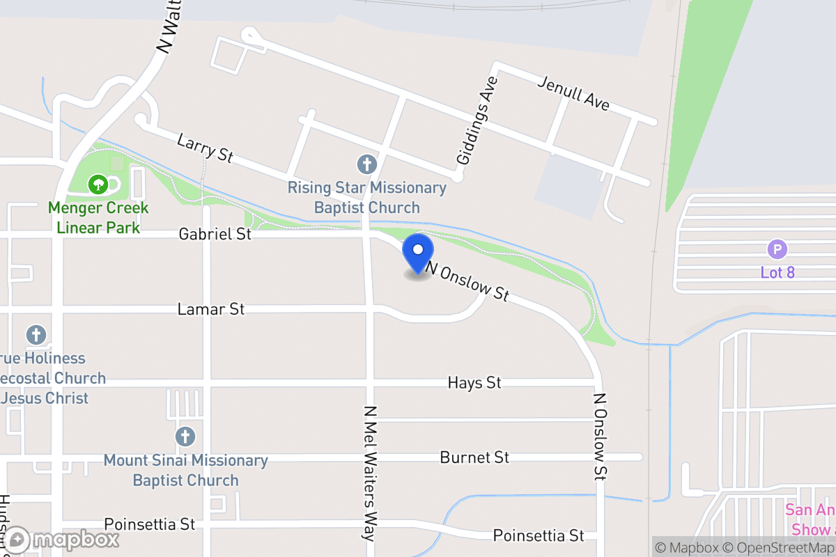 Map of 1423  Onslow Dr