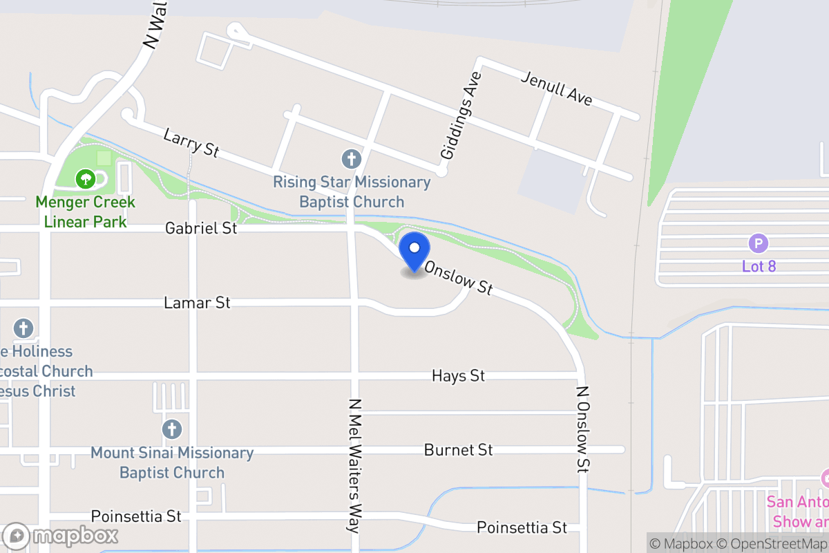 Map of 1419  Onslow Dr