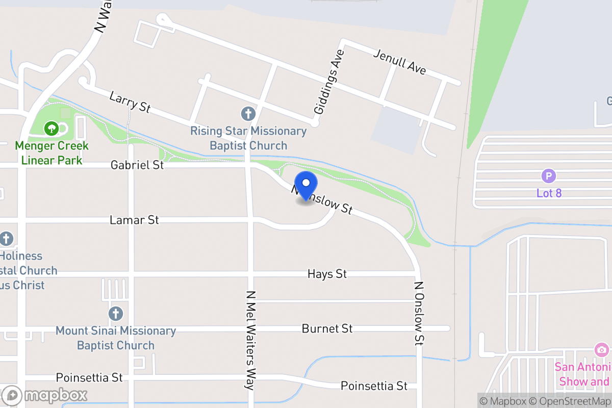 Map of 1415  Onslow Dr